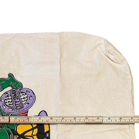Vtg 1980’s TMNT Teenage Mutant Ninja Turtles Canvas Cloth Laundry Utility Bag - Picture 6 of 6